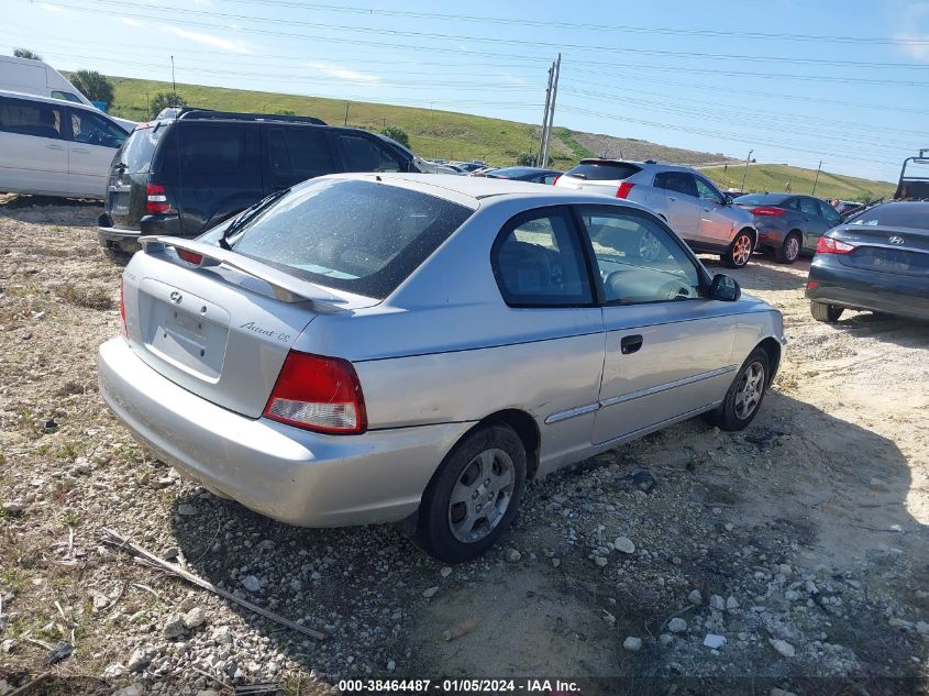 KMHCG35C22U211172 | 2002 HYUNDAI ACCENT