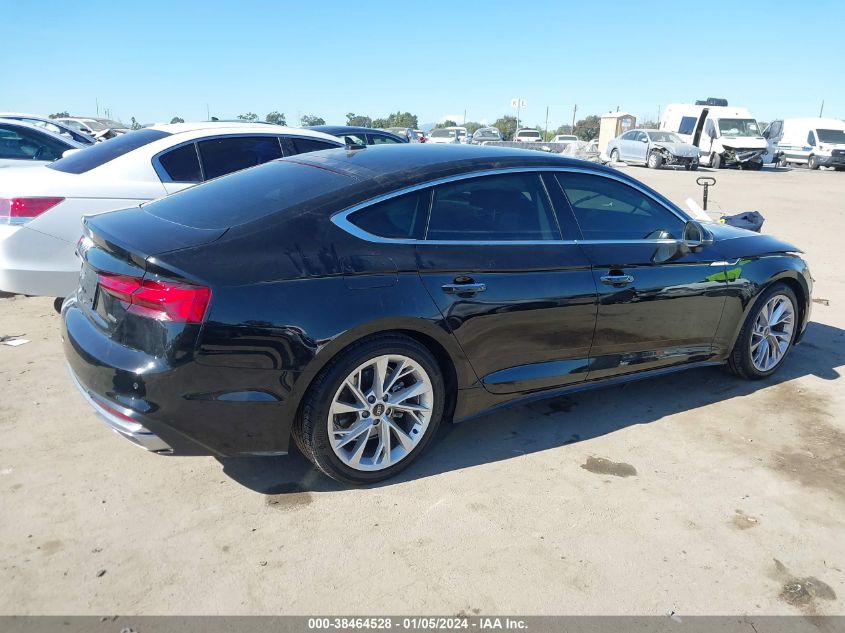2023 AUDI A5 SPORTBACK PREMIUM 40 TFSI QUATTRO S TRONIC - WAUABCF50PA027770