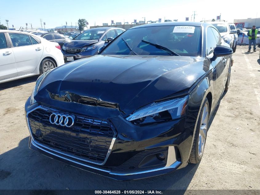 2023 AUDI A5 SPORTBACK PREMIUM 40 TFSI QUATTRO S TRONIC - WAUABCF50PA027770