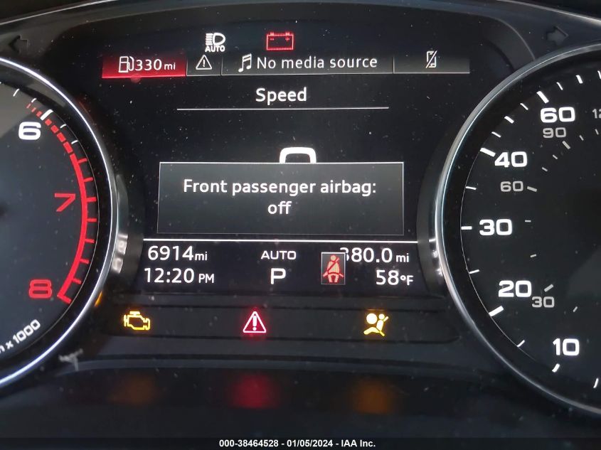 2023 AUDI A5 SPORTBACK PREMIUM 40 TFSI QUATTRO S TRONIC - WAUABCF50PA027770
