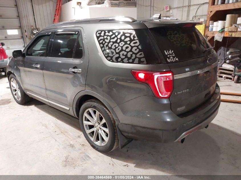 2017 FORD EXPLORER LIMITED - 1FM5K7F80HGB81119