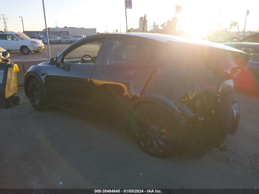 VIN 7SAYGDEF2NF536530 2022 TESLA MODEL Y PERFORMANCE DUAL MOTOR ALL-WHEEL DRIVE
