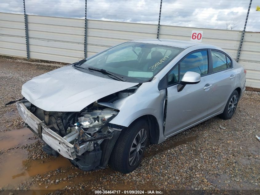 2013 HONDA CIVIC LX - 2HGFB2F53DH300413