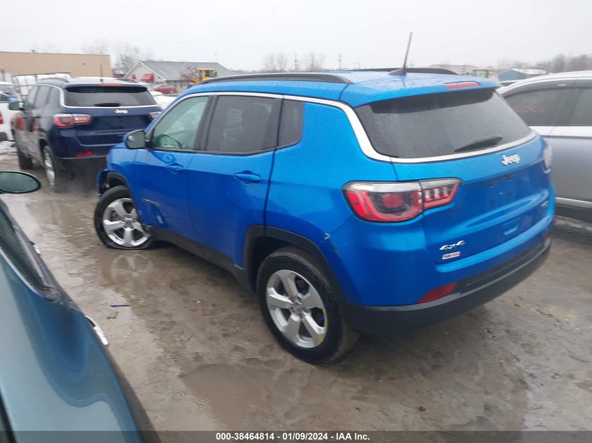VIN 3C4NJDBB4KT741217 2019 JEEP COMPASS LATITUDE 4X4