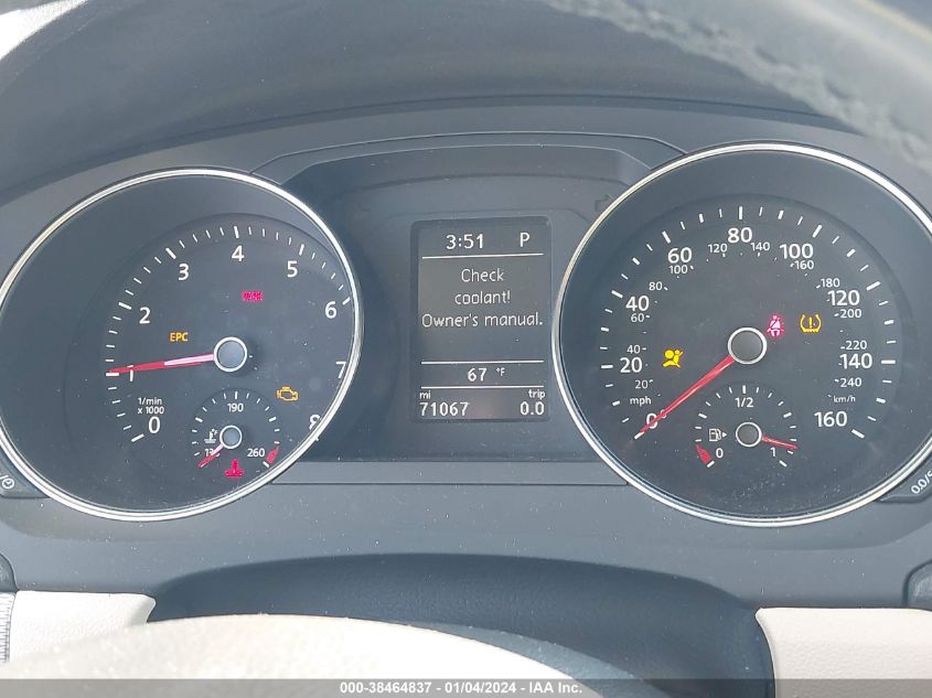 2017 VOLKSWAGEN JETTA 1.4T SE - 3VWDB7AJ6HM241823