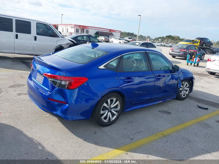 VIN 2HGFE2F29NH532254 2022 HONDA CIVIC LX
