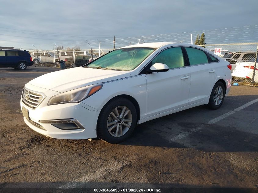 2015 HYUNDAI SONATA SE - 5NPE24AF0FH024868