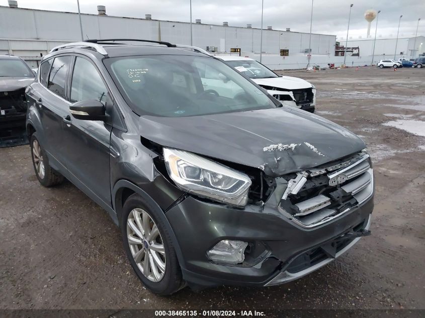 2017 FORD ESCAPE TITANIUM - 1FMCU0JD6HUA57452