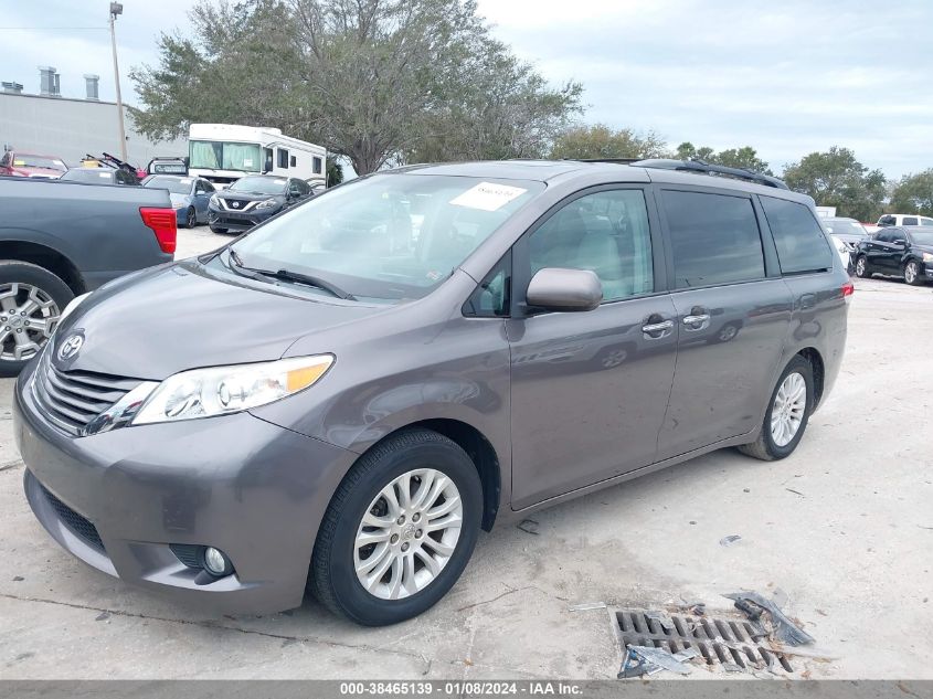 2014 TOYOTA SIENNA XLE V6 8 PASSENGER - 5TDYK3DC4ES498128