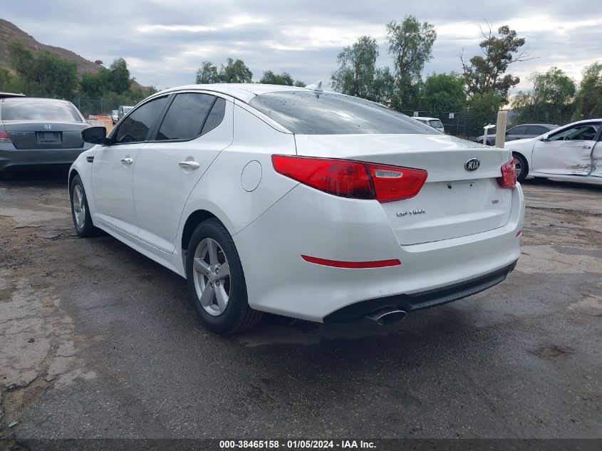 2015 KIA OPTIMA LX - 5XXGM4A79FG424578