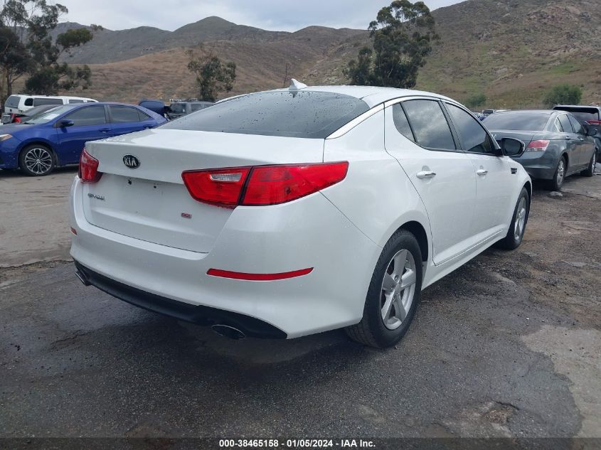 2015 KIA OPTIMA LX - 5XXGM4A79FG424578