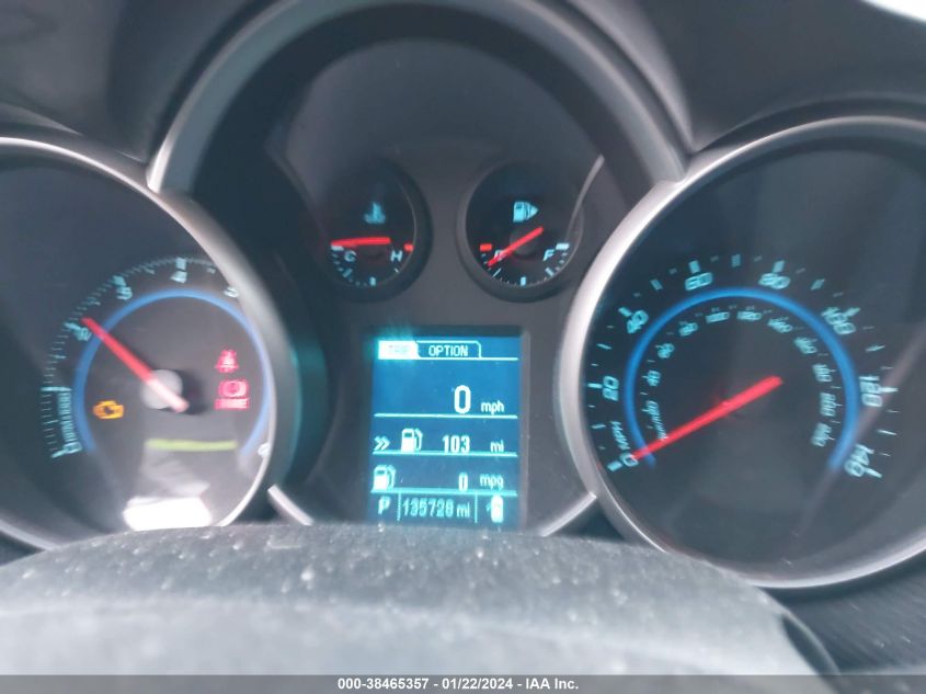 2013 CHEVROLET CRUZE 1LT AUTO - 1G1PC5SB2D7287073