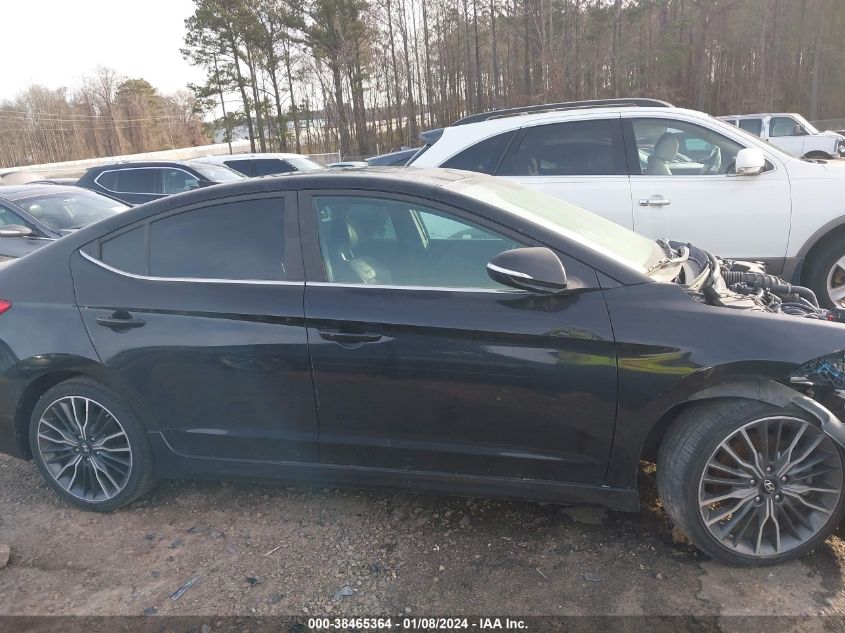 2018 HYUNDAI ELANTRA SPORT - KMHD04LB1JU527525