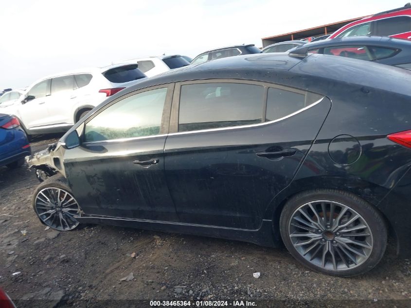 2018 HYUNDAI ELANTRA SPORT - KMHD04LB1JU527525