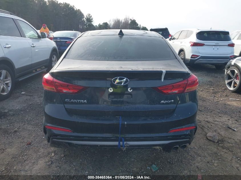2018 HYUNDAI ELANTRA SPORT - KMHD04LB1JU527525