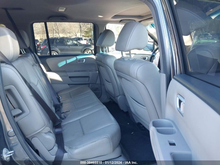 2013 HONDA PILOT EXL - 5FNYF4H54DB052196