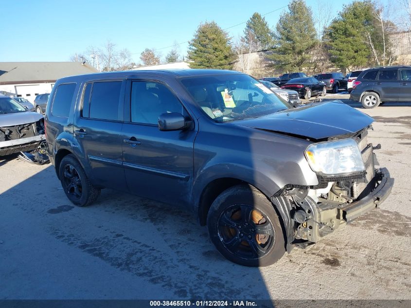 2013 HONDA PILOT EXL - 5FNYF4H54DB052196