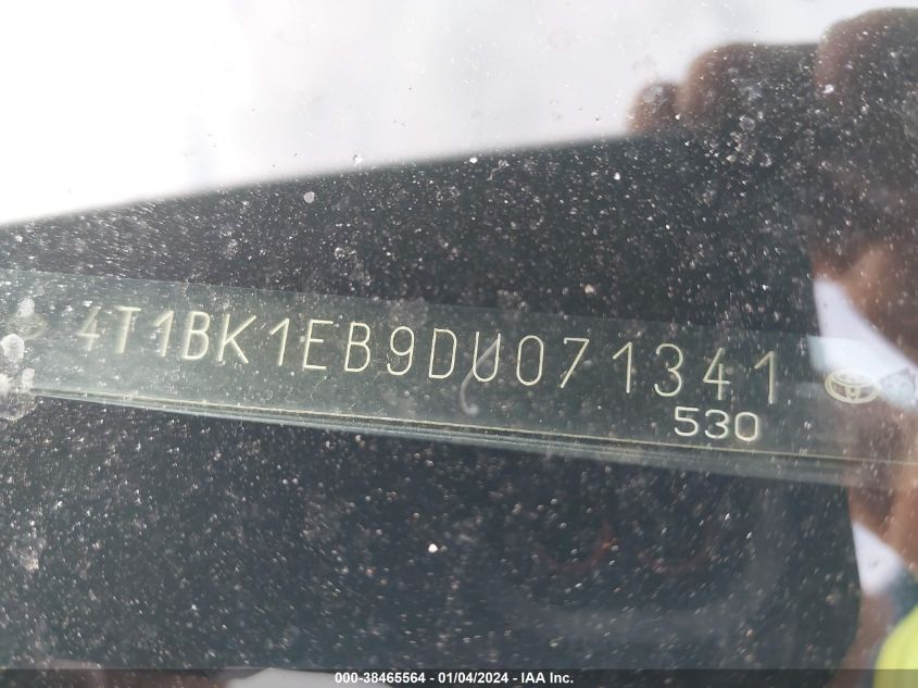 2013 TOYOTA AVALON XLE PREMIUM - 4T1BK1EB9DU071341