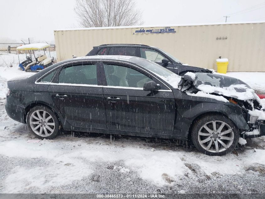 2013 AUDI A4 PREMIUM PLUS - WAUFFAFL3DN043656