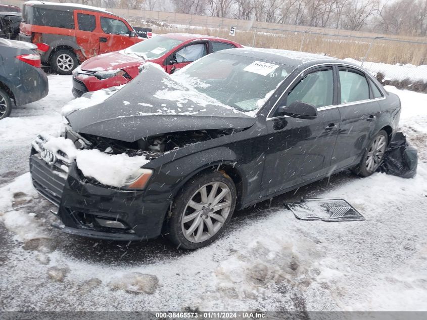 2013 AUDI A4 PREMIUM PLUS - WAUFFAFL3DN043656