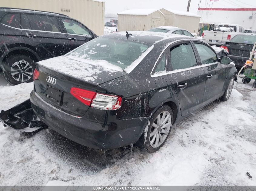 2013 AUDI A4 PREMIUM PLUS - WAUFFAFL3DN043656
