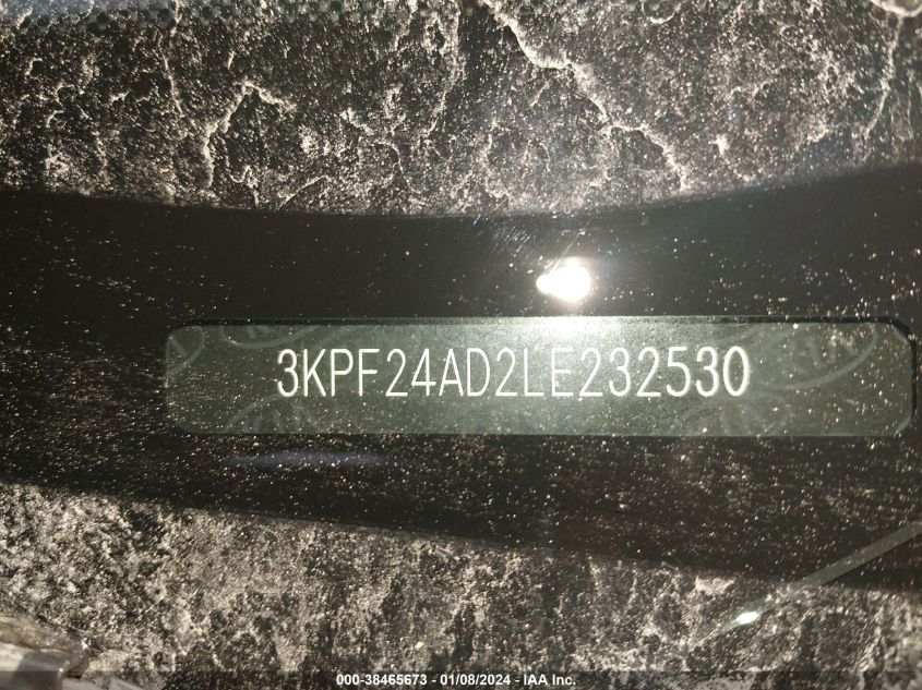 2020 KIA FORTE FE/LXS - 3KPF24AD2LE232530