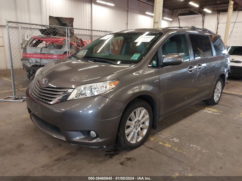 5TDDK3DC1GS133097 2016 TOYOTA SIENNA, photo no. 2