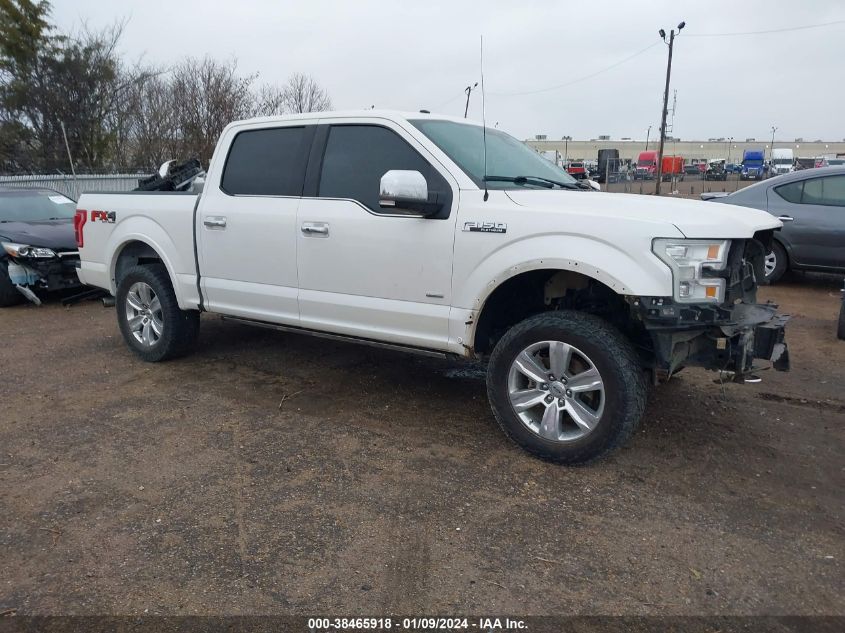 2016 FORD F-150 PLATINUM - 1FTEW1EG5GFD33611