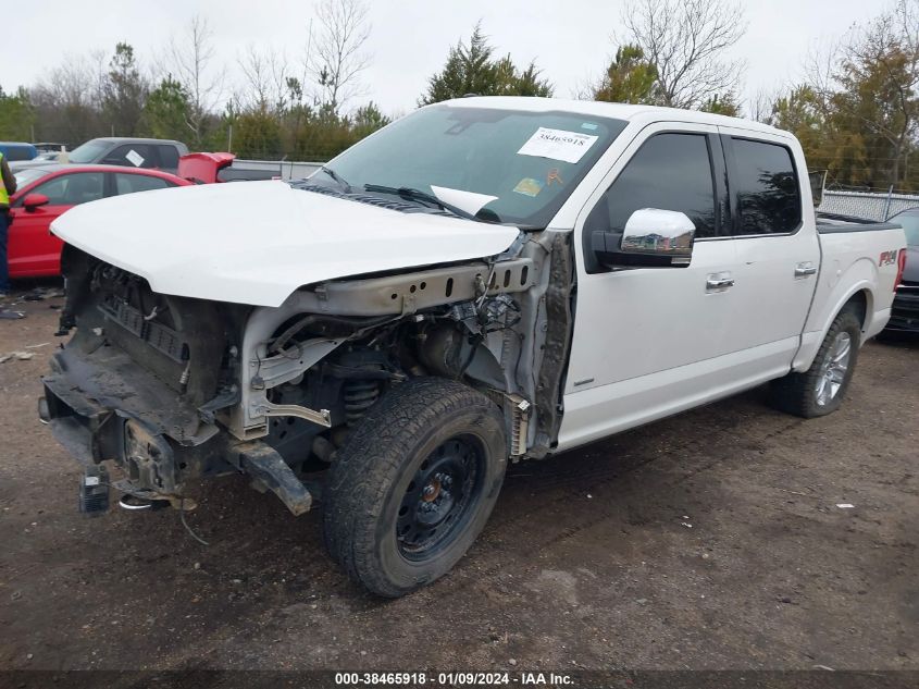 2016 FORD F-150 PLATINUM - 1FTEW1EG5GFD33611