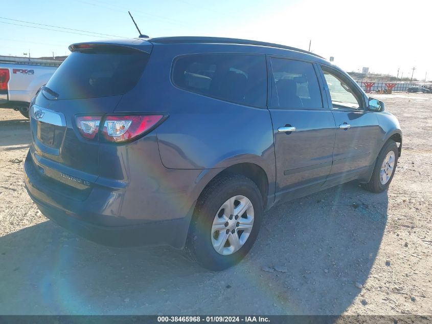 2013 CHEVROLET TRAVERSE LS - 1GNKRFED1DJ236256