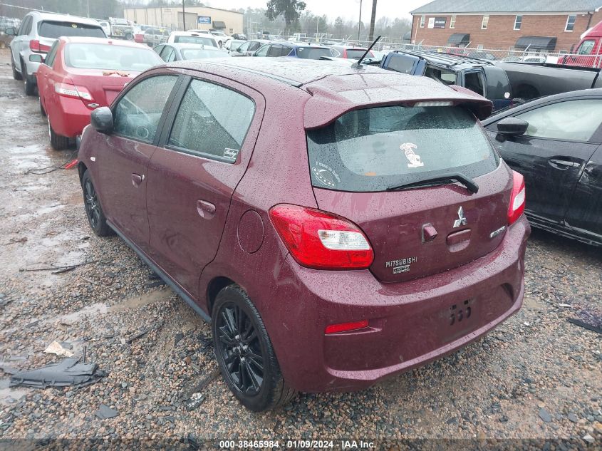 2019 MITSUBISHI MIRAGE LE/GT - ML32A5HJ0KH007134