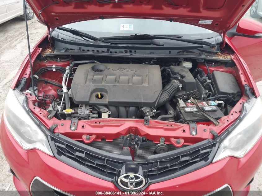 2015 TOYOTA COROLLA L/LE/LE PLS/PRM/S/S PLS - 2T1BURHE9FC391939