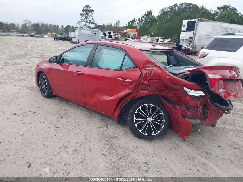 2015 TOYOTA COROLLA L/LE/LE PLS/PRM/S/S PLS - 2T1BURHE9FC391939
