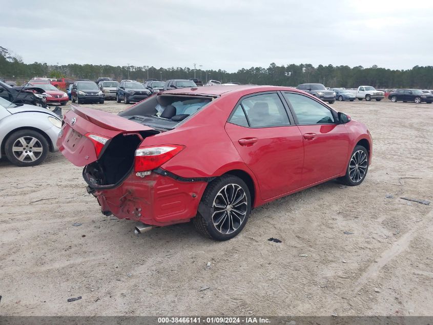 2015 TOYOTA COROLLA L/LE/LE PLS/PRM/S/S PLS - 2T1BURHE9FC391939