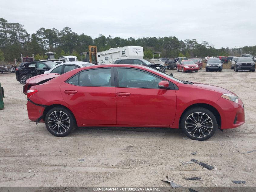 2015 TOYOTA COROLLA L/LE/LE PLS/PRM/S/S PLS - 2T1BURHE9FC391939