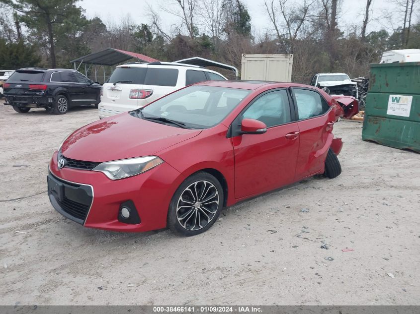 2015 TOYOTA COROLLA L/LE/LE PLS/PRM/S/S PLS - 2T1BURHE9FC391939