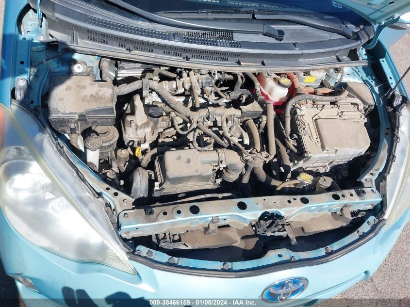 2013 TOYOTA PRIUS C TWO - JTDKDTB39D1037408