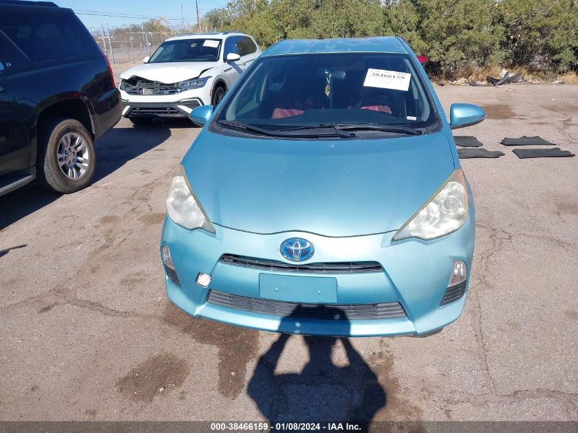 2013 TOYOTA PRIUS C TWO - JTDKDTB39D1037408