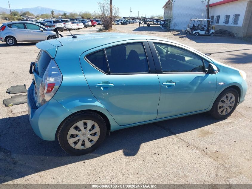 2013 TOYOTA PRIUS C TWO - JTDKDTB39D1037408