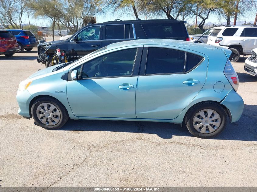 2013 TOYOTA PRIUS C TWO - JTDKDTB39D1037408