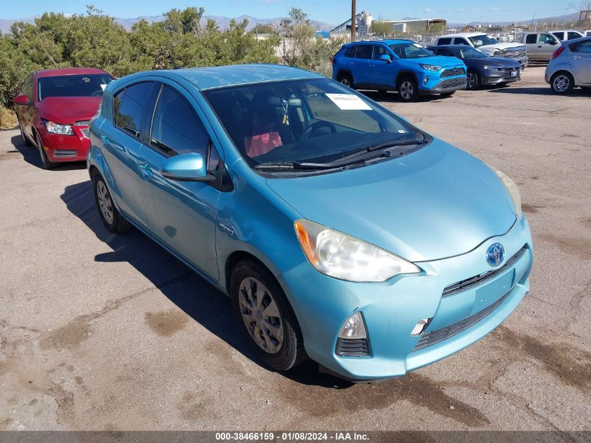 2013 TOYOTA PRIUS C TWO - JTDKDTB39D1037408