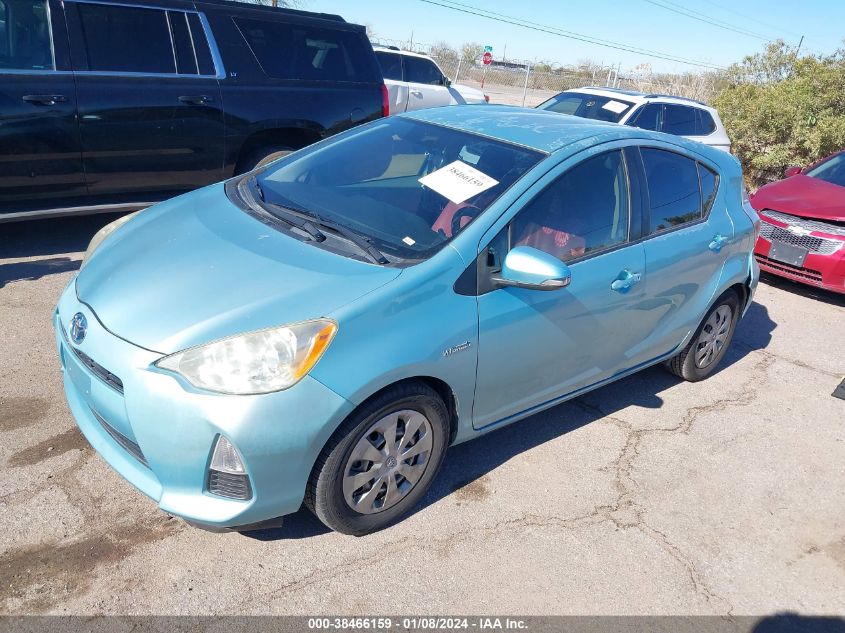 2013 TOYOTA PRIUS C TWO - JTDKDTB39D1037408