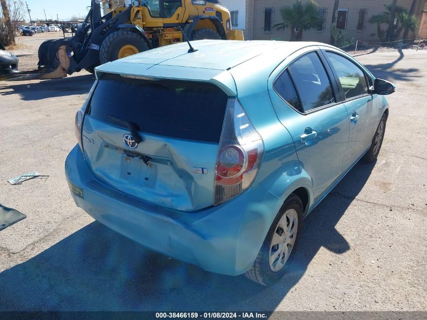 2013 TOYOTA PRIUS C TWO - JTDKDTB39D1037408
