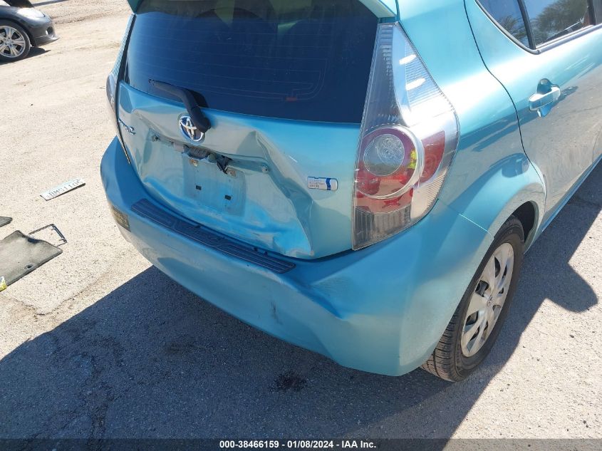 2013 TOYOTA PRIUS C TWO - JTDKDTB39D1037408