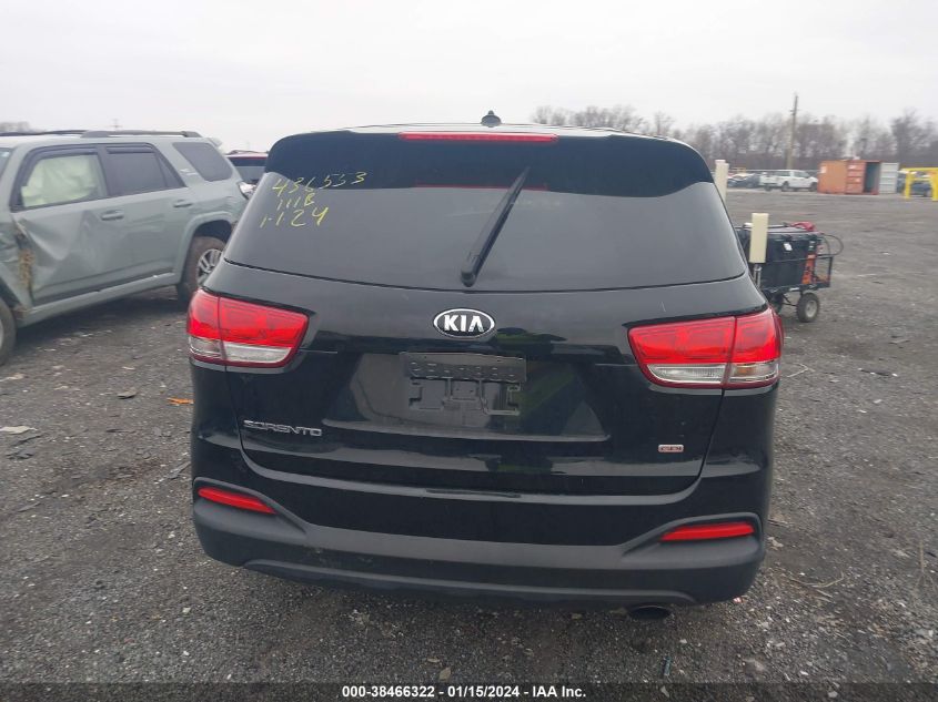 2018 KIA SORENTO LX/L - 5XYPG4A3XJG412383