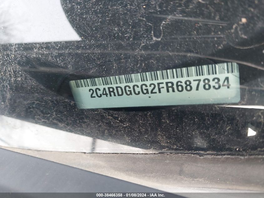 2015 DODGE GRAND CARAVAN SXT - 2C4RDGCG2FR687834