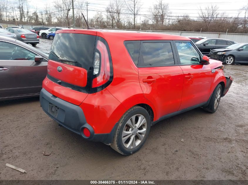 2015 KIA SOUL + - KNDJP3A55F7763286