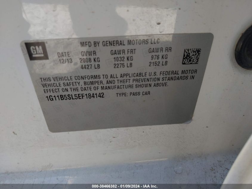 2014 CHEVROLET MALIBU LS - 1G11B5SL5EF184142