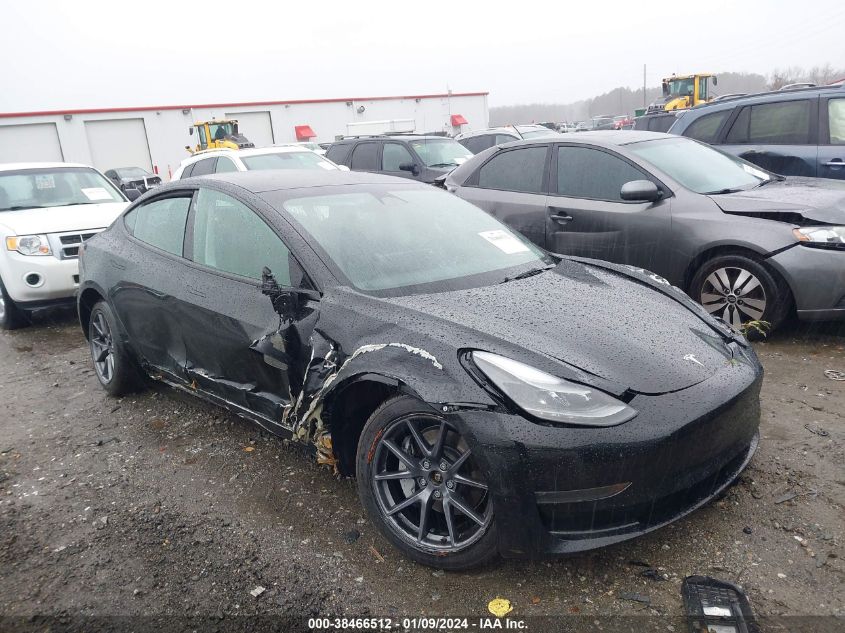 2022 TESLA MODEL 3 - 5YJ3E1EB5NF342602