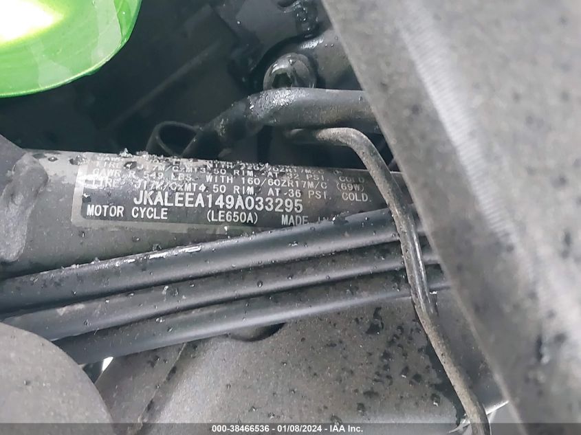 2009 KAWASAKI LE650 A JKALEEA149A033295